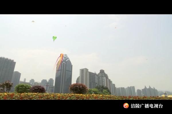 风筝蹁跹缀晴空 市民户外享春光