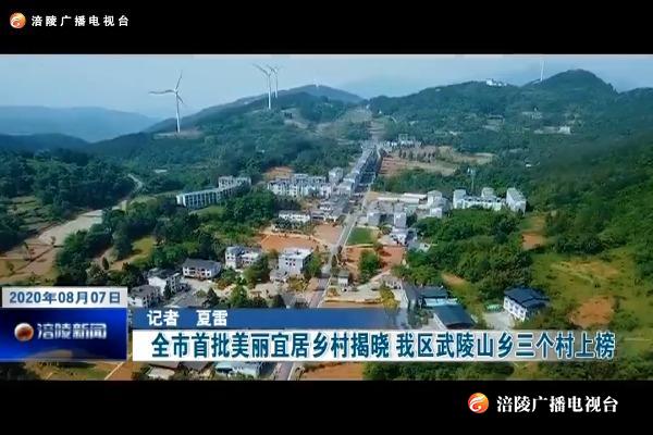 全市首批美丽宜居乡村揭晓 我区武陵山乡三个村上榜