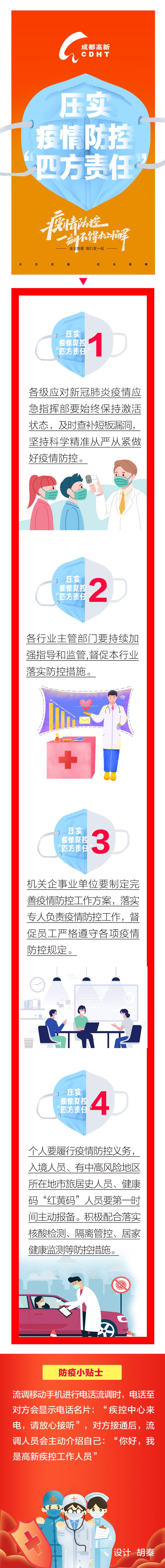 压紧四方责任海报