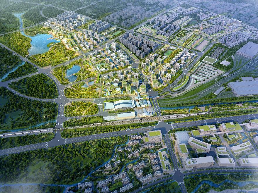 双流西站站tod项目示意图