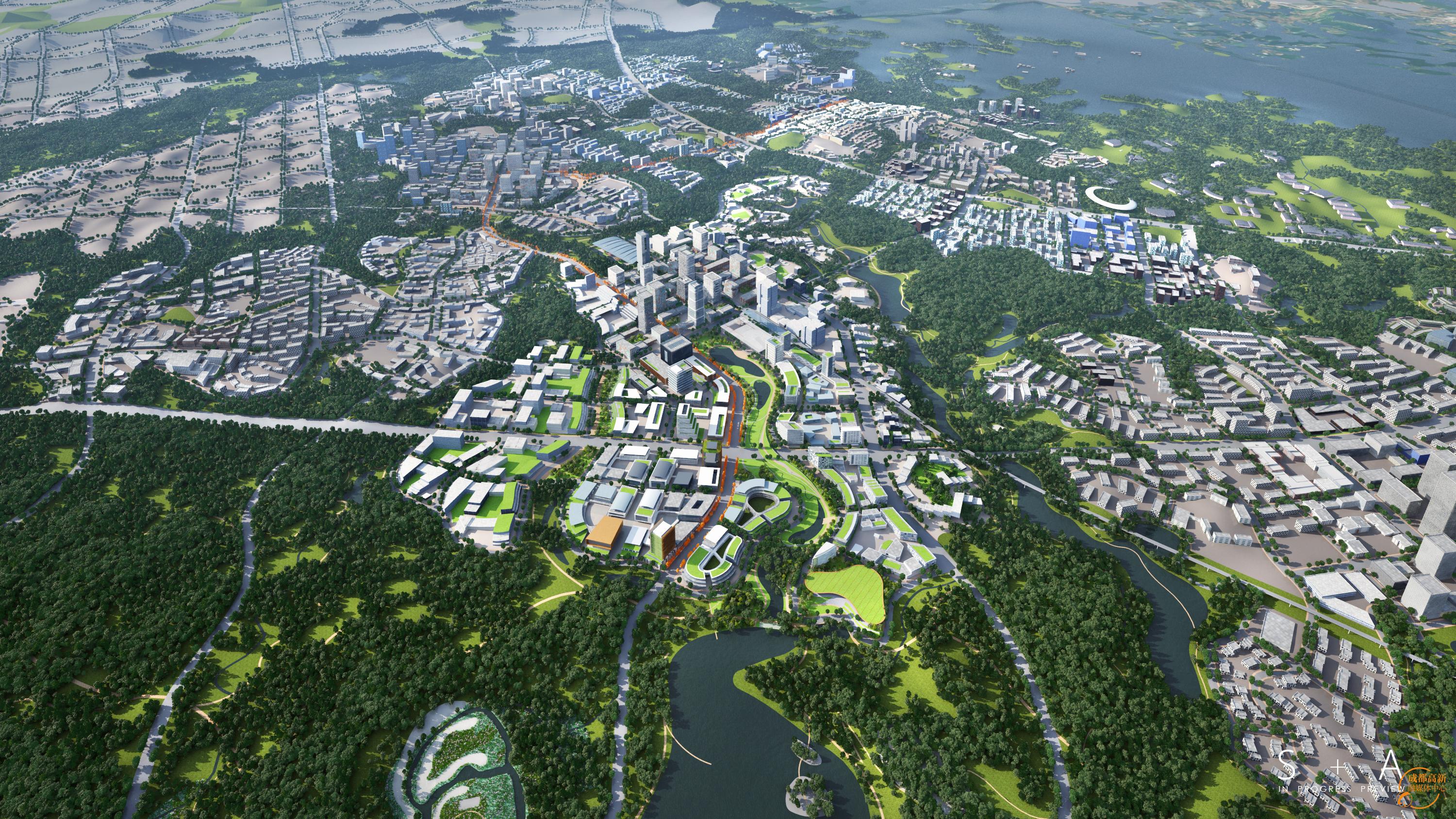 成都天府空港新城规划