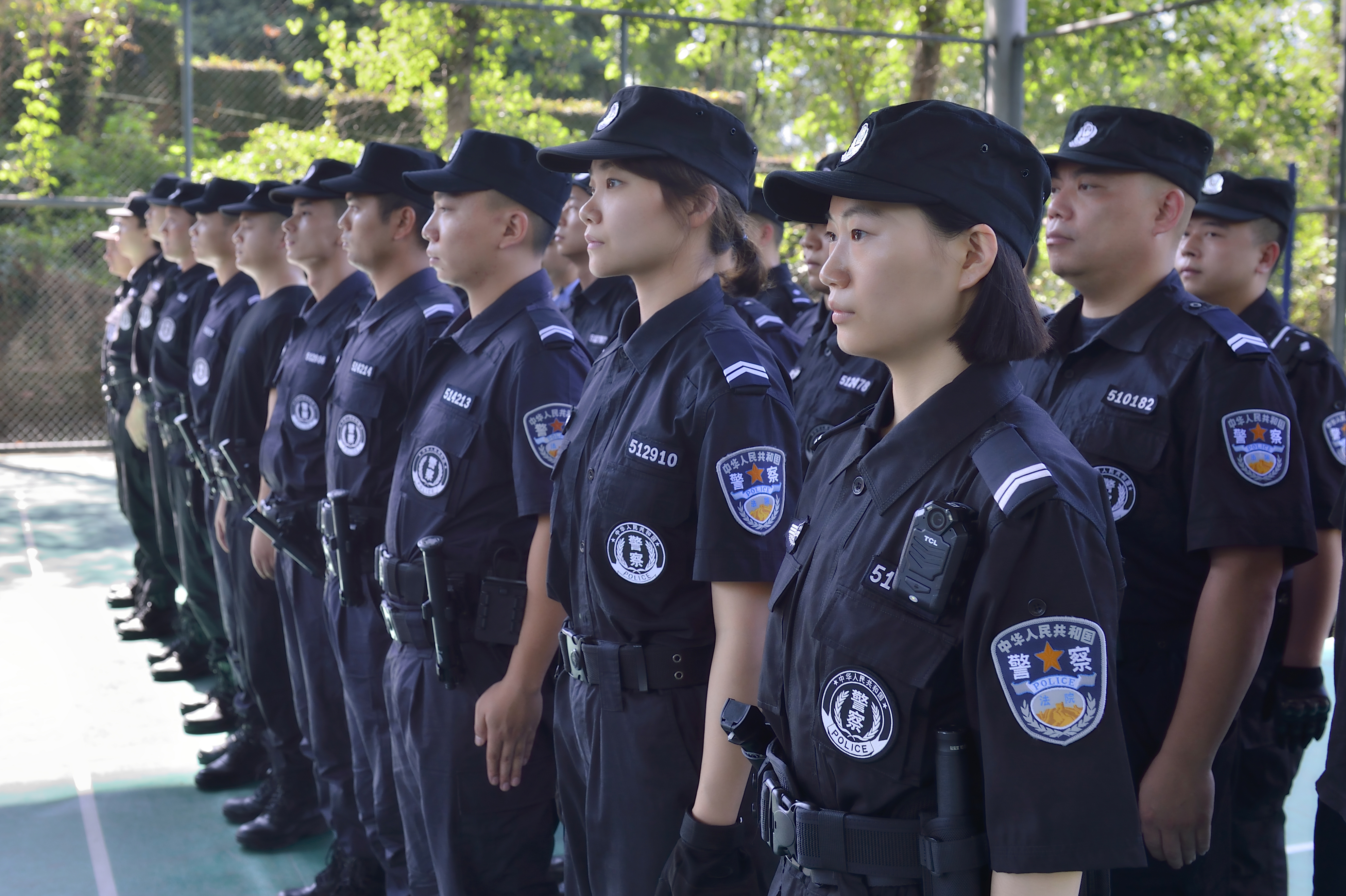 22天实战化技能集训,成都高新法院司法警察铁军来了!