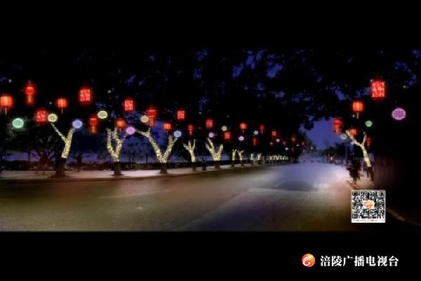 2019年迎春灯饰安装工程启动  月底璀璨亮灯