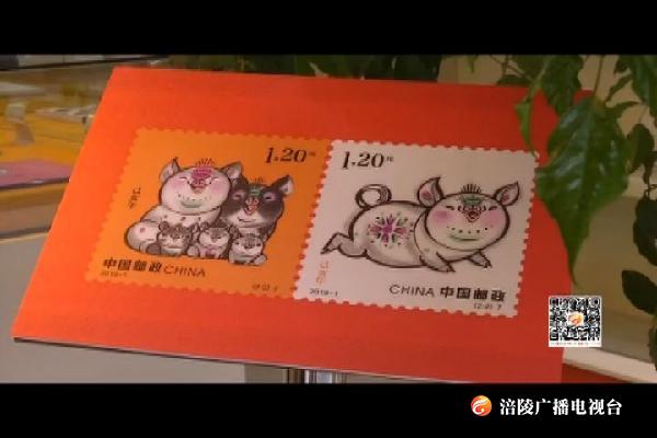 《己亥年》生肖邮票首发 寓意吉祥市民争相购买