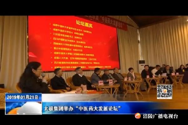 太极集团举办“中医药大发展论坛”