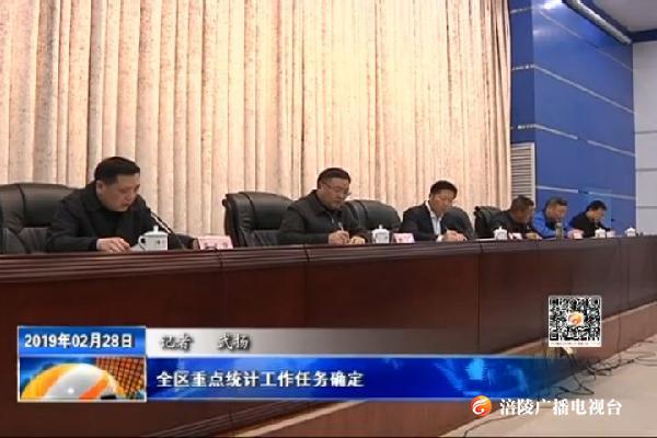 全区重点统计工作任务确定