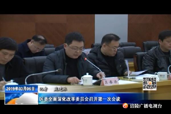 区委全面深化改革委员会召开第一次会议