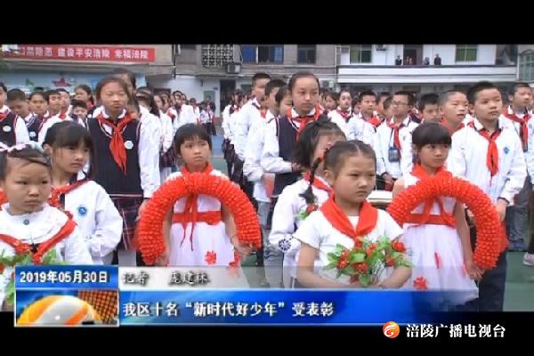 我区十名“新时代好少年”受表彰