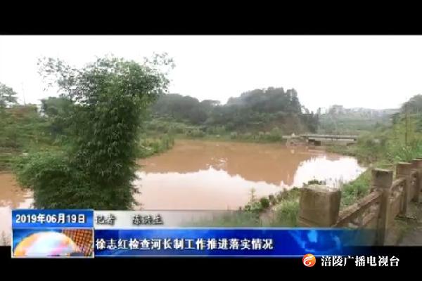 徐志红检查河长制工作推进落实情况