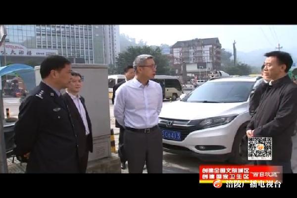 种及灵检查市容环境整治工作