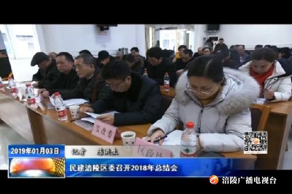 民建涪陵区委召开2018年总结会