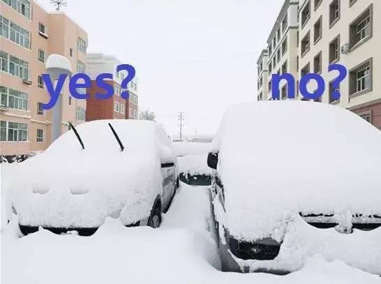 涪陵老司机提醒你，雪天停车要把雨刮器立起来
