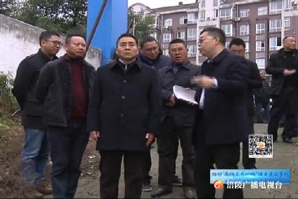 【推动“两线三片一城”项目建设步伐 全面提升涪陵城市品质形象】李景耀调研中央商务片区建设情况