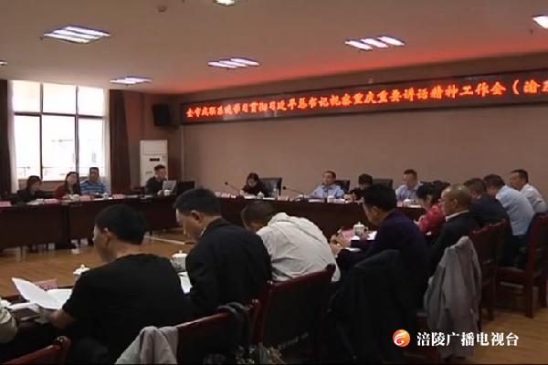 市残联系统（渝东南片区）学习贯彻习近平总书记视察重庆重要讲话精神