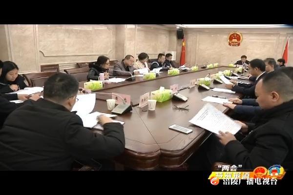 【“两会”特别报道】区五届人大四次会议召开议案审查会议
