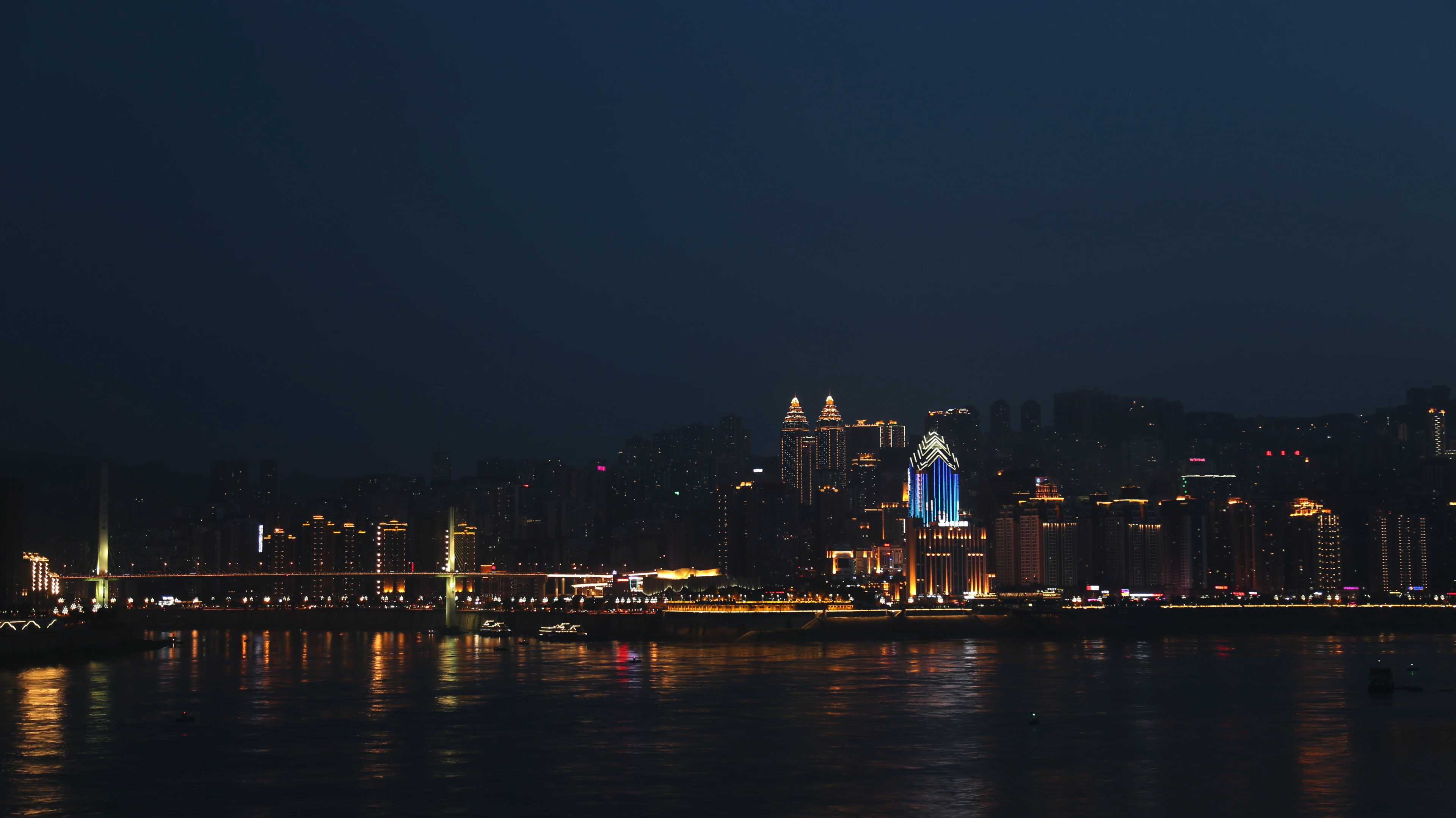 换个姿势看涪陵,山水夜色惹人醉!