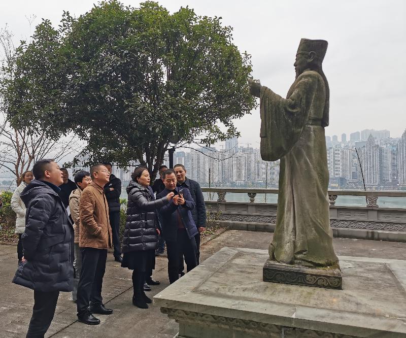 区领导调研江北点易园建设情况