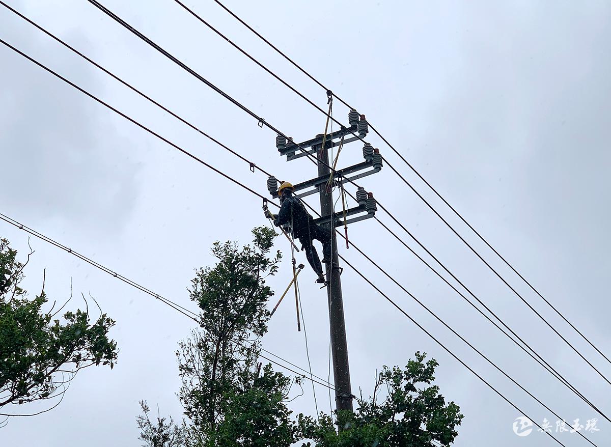台风电力正在全力抢修