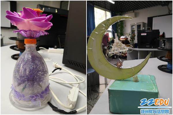 各种材质的旧物再造设计台灯