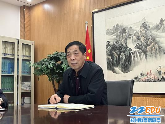党总支书记、校长张松晨寄语全体青蓝师徒