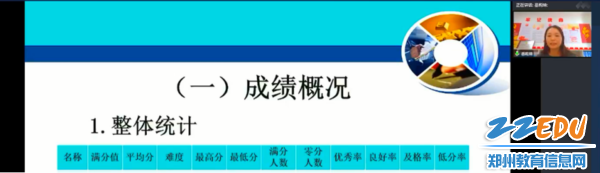 郑州市化学教研员岳莉坤做报告