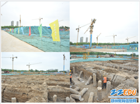 繁忙的建设工地