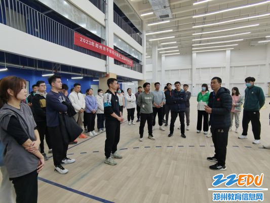 8室内手球场馆实操培训现场