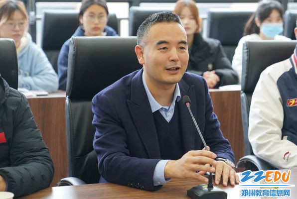 3郑州手球协会副会长、郑州大学体育学院副教授现场致辞