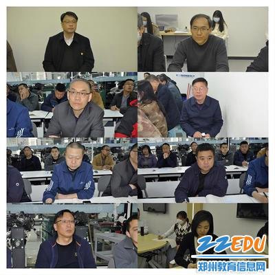 张凯校长携中层以上领导听课 张凯校长携中层以上领导听课
