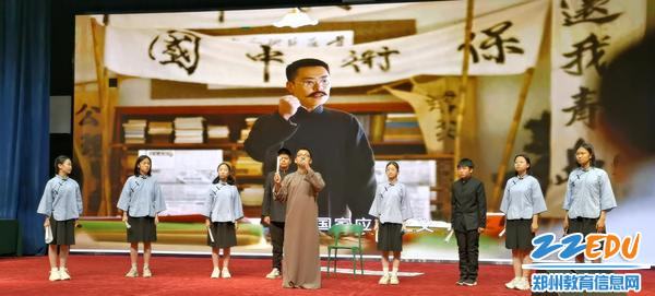 图4：七年级七8班 七9班历史剧《觉醒年代》