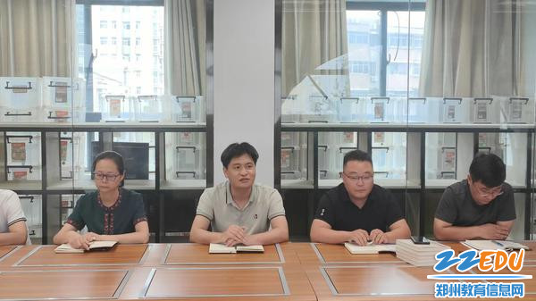 9党总支书记、校长方浩州做总结发言