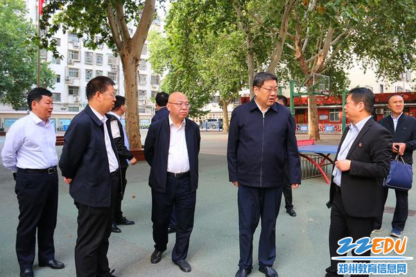 省司法厅到郑州99中开展“八五”普法法治教育工作调研_副本