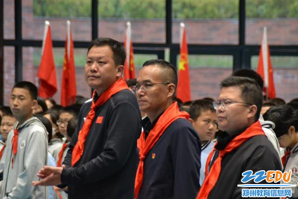郑州八中领导参加此次活动