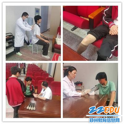 参加活动的医师为学生诊断治疗_副本