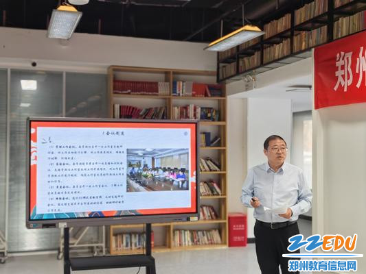 2动漫游戏专业技能工作室主持人贾啸宇介绍技能工作室制度机制建设