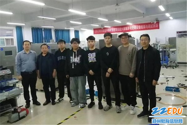 1 卢氏县中等专业学校师生受邀到访开展技能训练