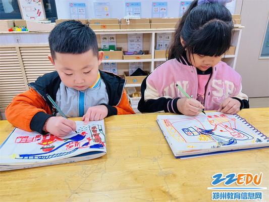 6幼儿制作消防宣传海报