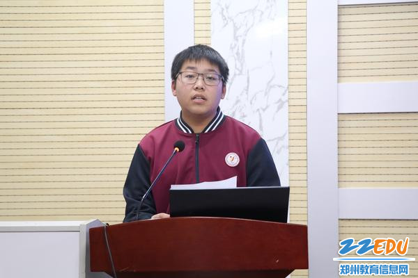 7参赛学生代表发言