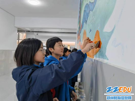 用心描绘校园的春天